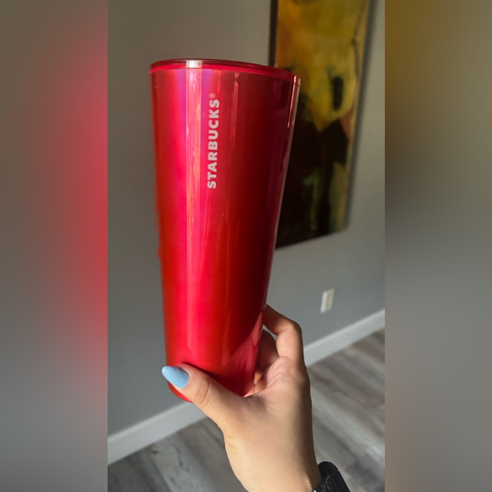 Red holiday cup